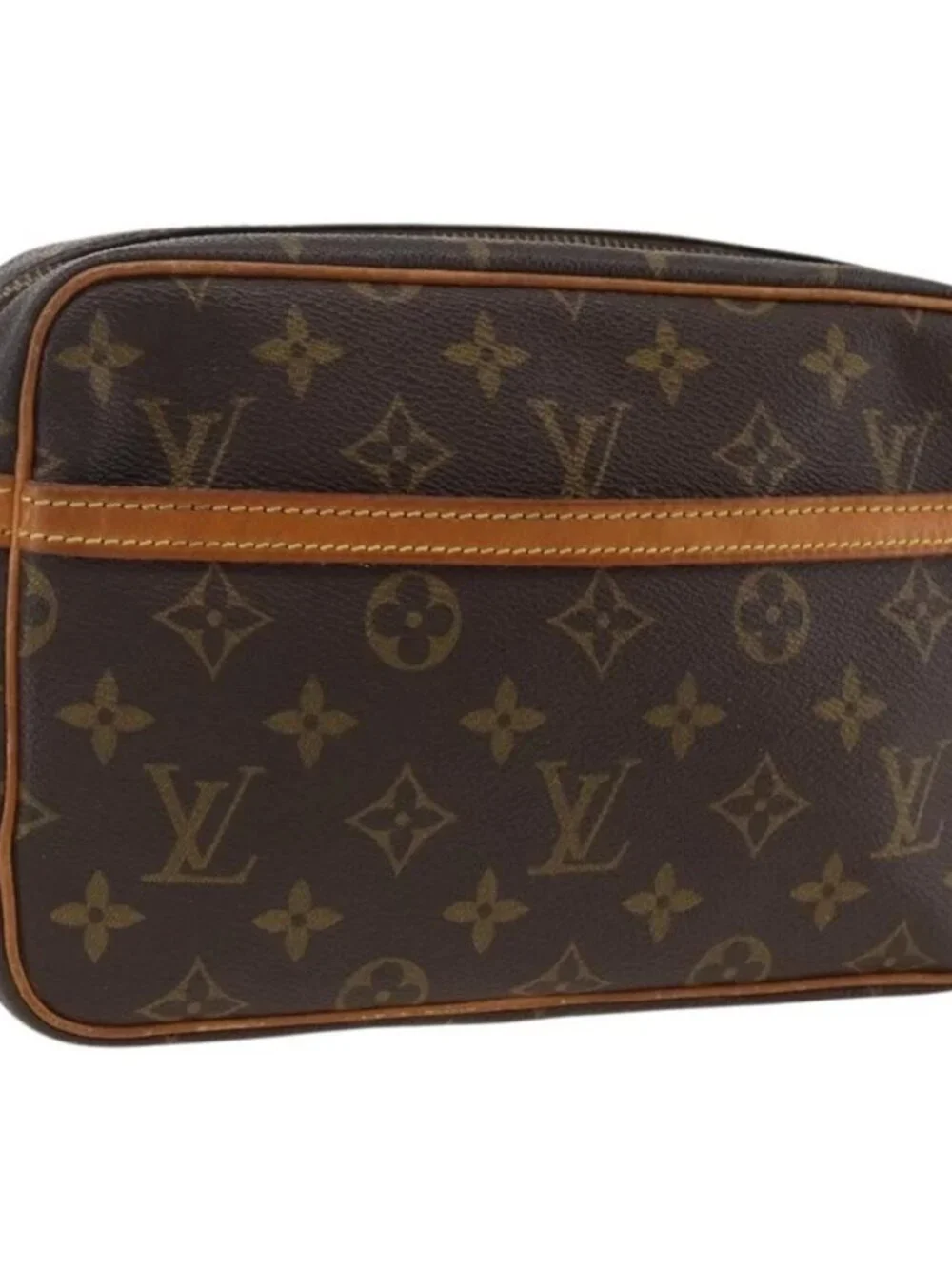 LOUIS VUITTON Monogram Compiegne 23 Clutch Bag M51847 LV - Picture 1 of 16